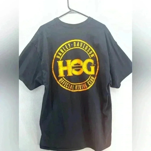 Harley Davidson Tee on Gildan tag “Hog Riders Club” T-shirt - Picture 1 of 6